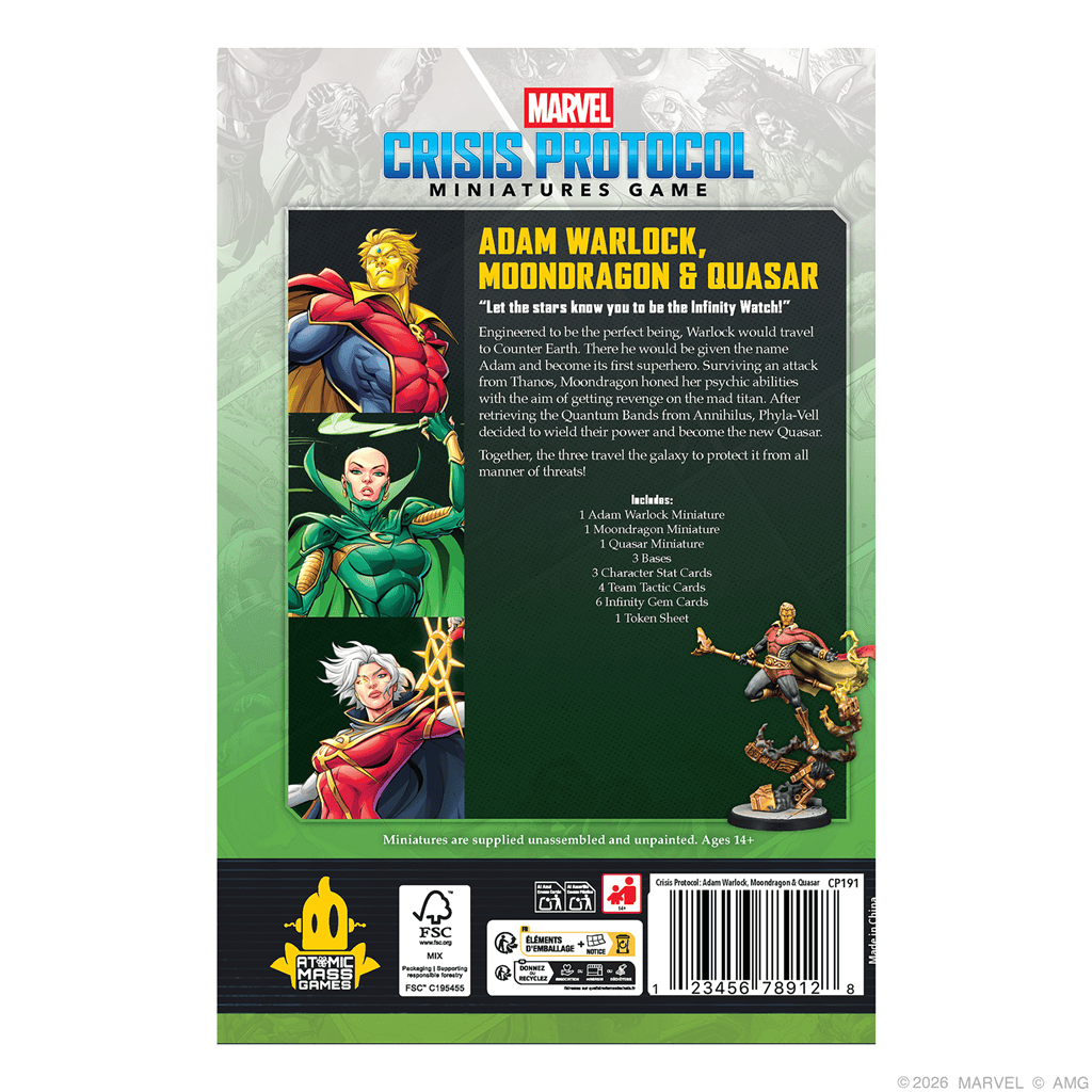 Adam Warlock, Moondragon &amp; Quasar