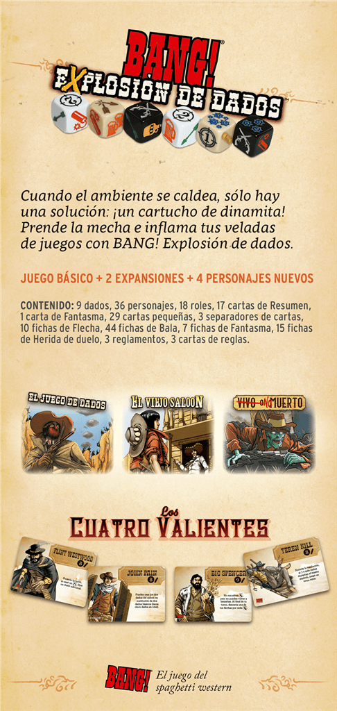 Bang! Explosión de dados