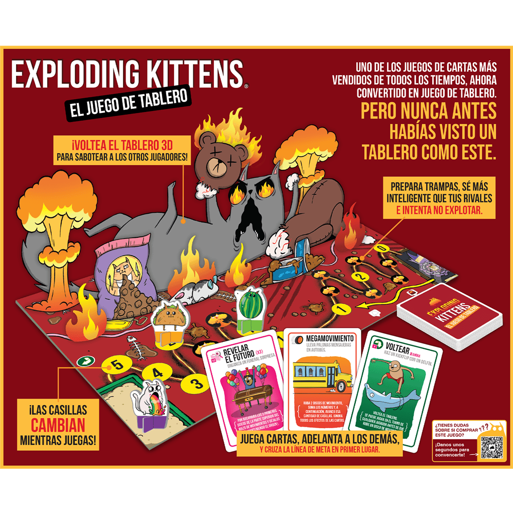 Exploding Kittens: el juego de tablero