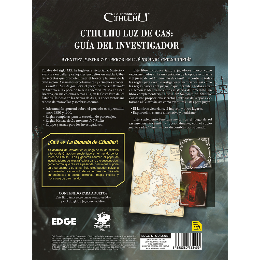 Cthulhu Luz de gas Guía del investigador