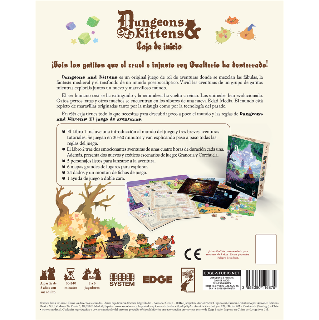 Dungeons & Kittens Caja de inicio