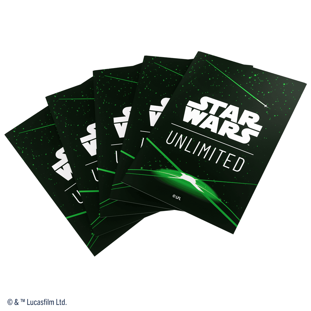 Star Wars: Unlimited Art Sleeves Card Back Green