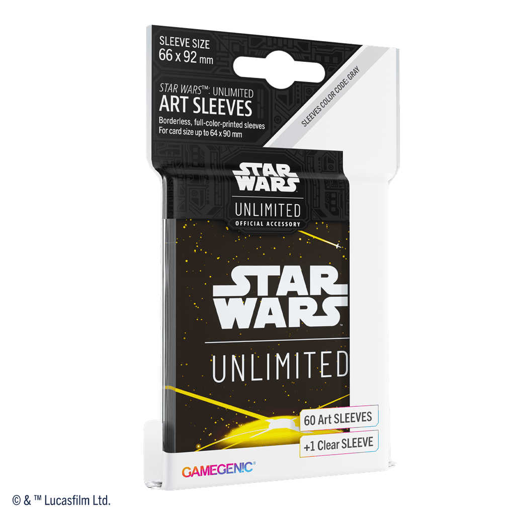 Star Wars: Unlimited Art Sleeves Card Back Yellow