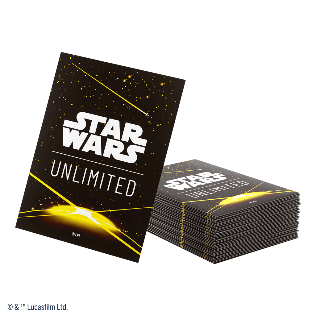Star Wars: Unlimited Art Sleeves Card Back Yellow