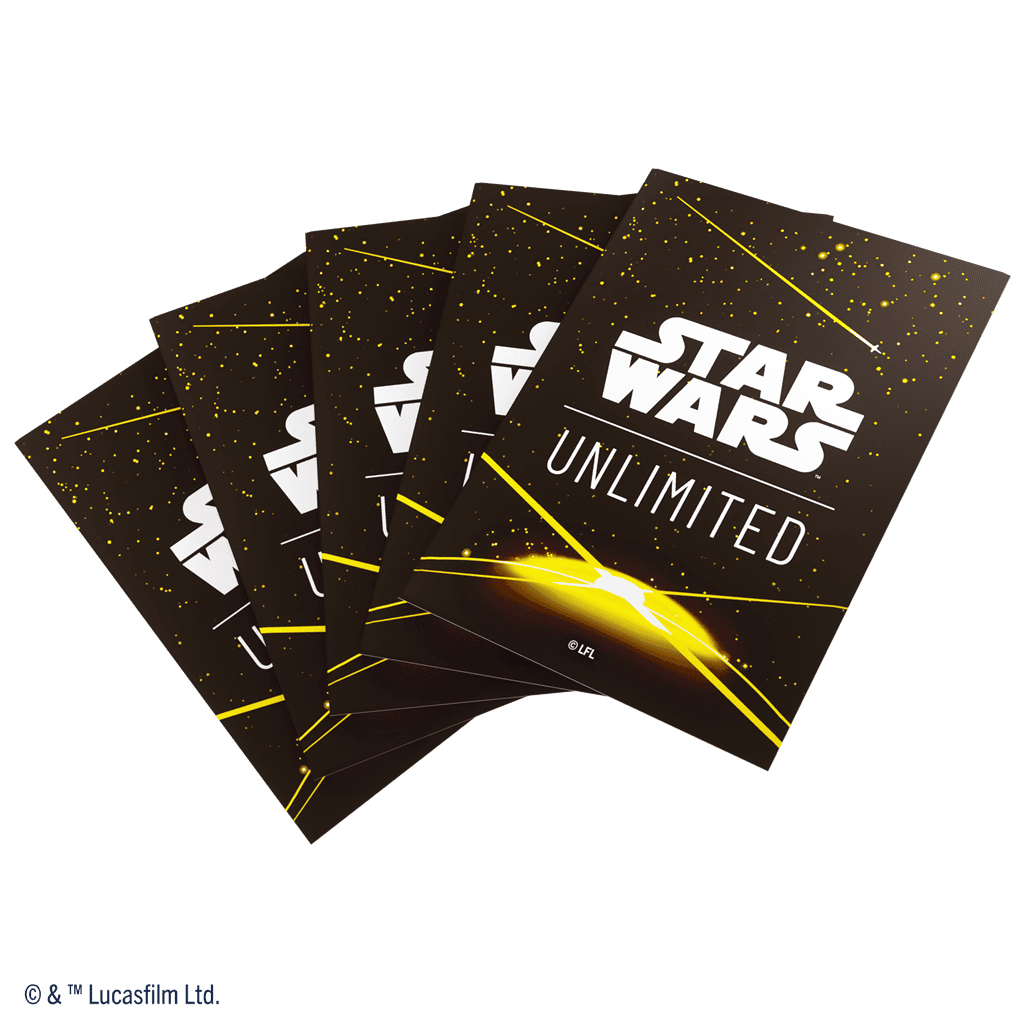 Star Wars: Unlimited Art Sleeves Card Back Yellow