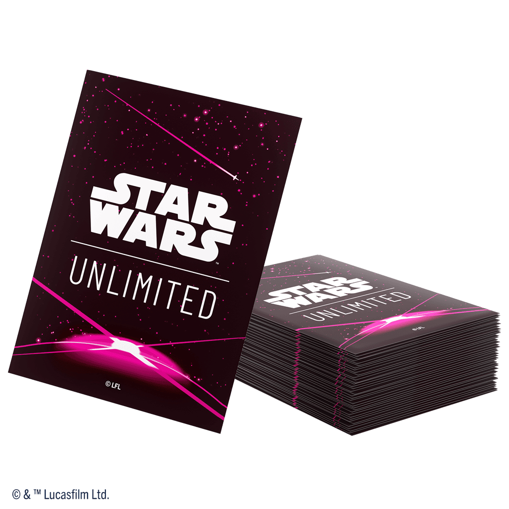 Unlimited Art Sleeves Card Back Magenta