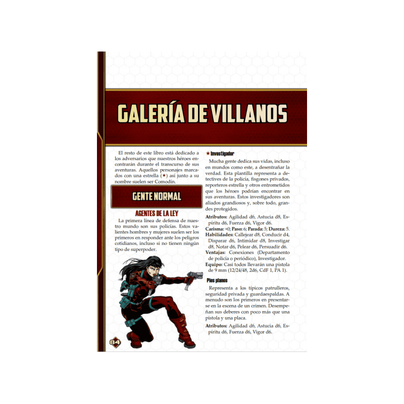 Guía De Género: Superpoderes - Savage Worlds