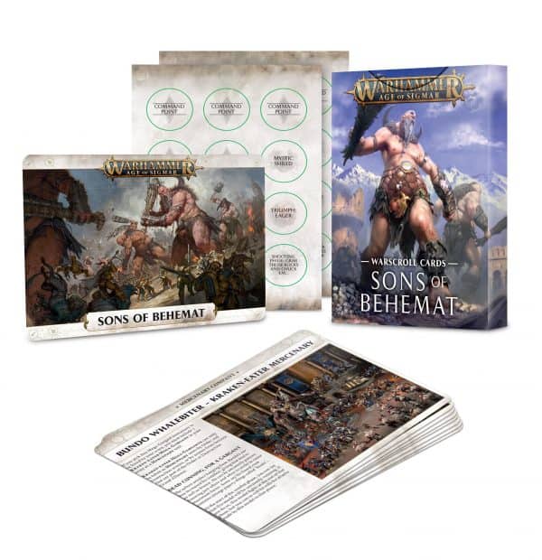 Cartas de hojas de unidad: Sons of Behemat
