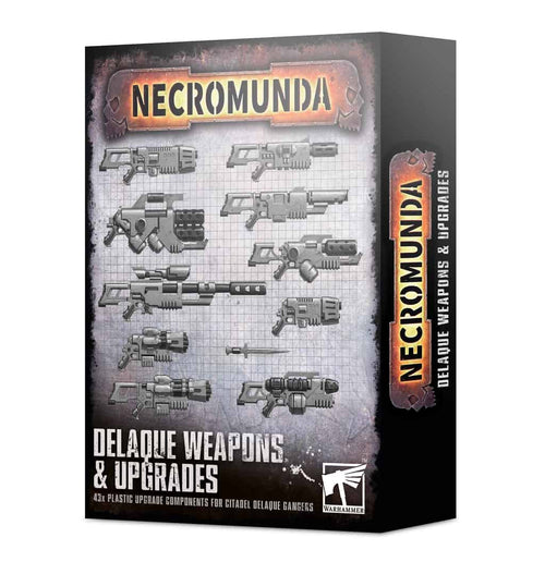 Armas y mejoras Delaque