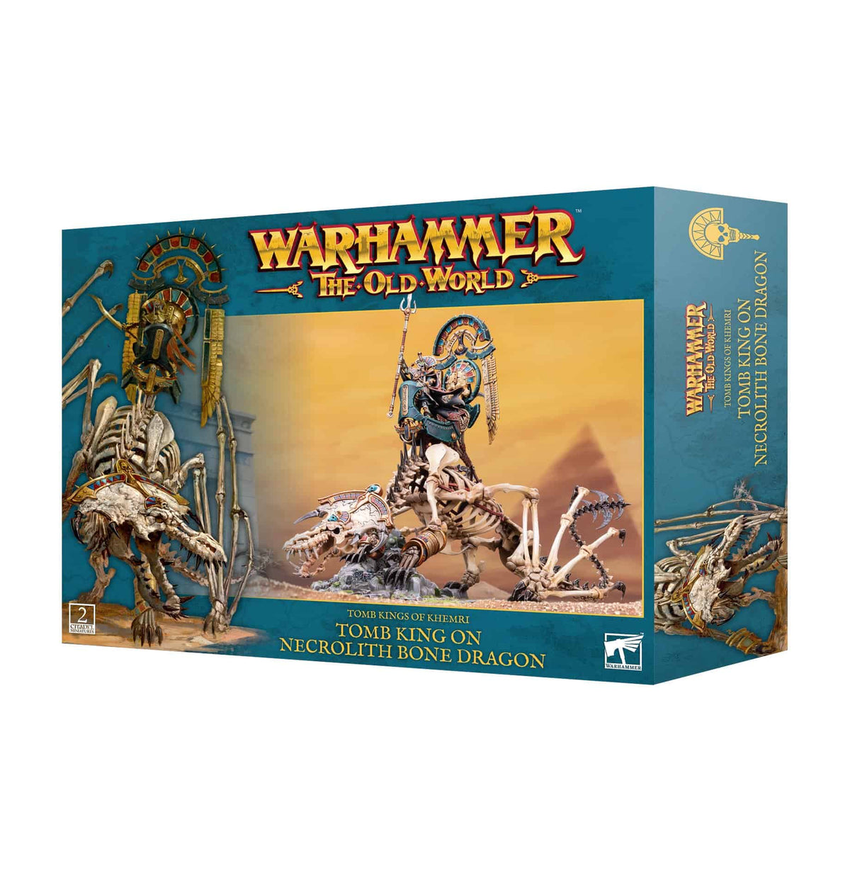 TOMB KING/LICHE PRIEST MONTADO EN NECROLITH BONE DRAGON