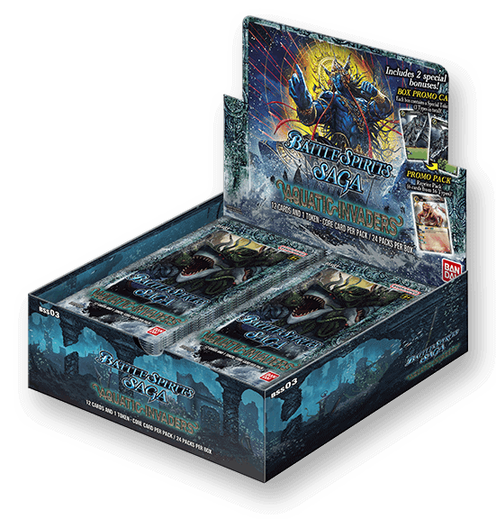 BATTLE SPIRITS SAGA - AQUATIC INVADERS BOOSTER DISPLAY BSS03 (24 PACKS)