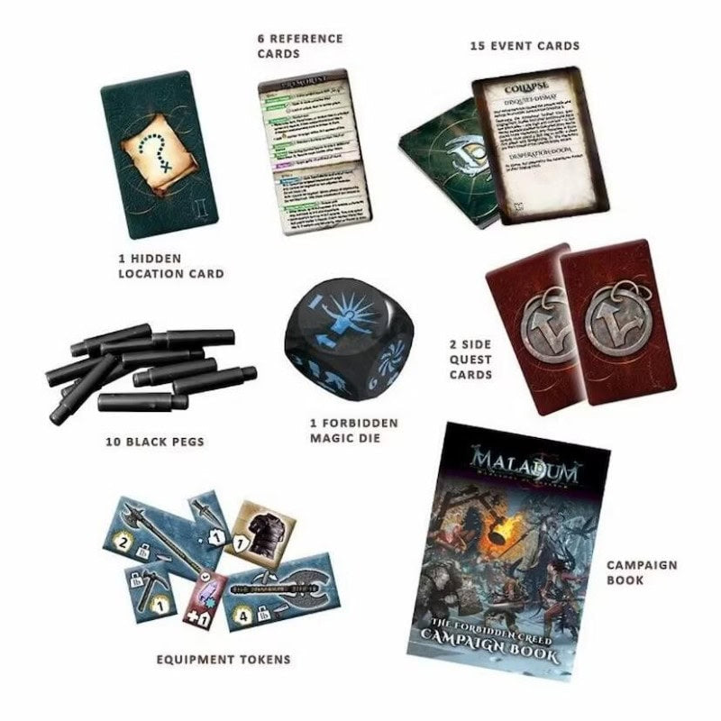 Maladum The Forbidden Creed Expansion (Castellano)