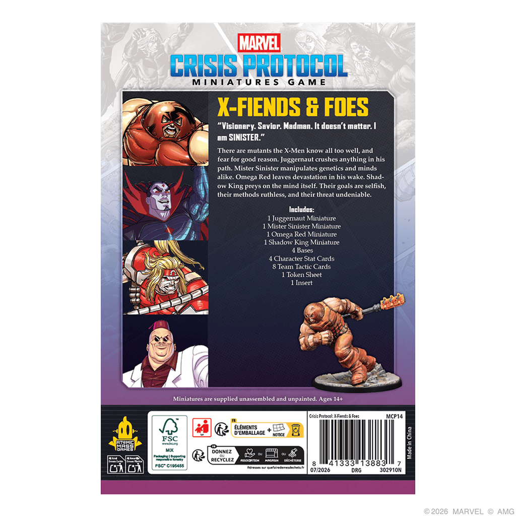 X-Fiends & Foes Character Pack