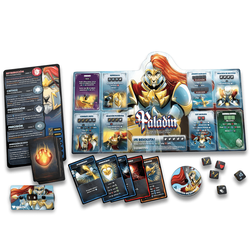 Monje vs Paladín - Dice Throne