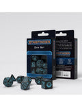 Set de Dados Starfinder: negro & azul (7)