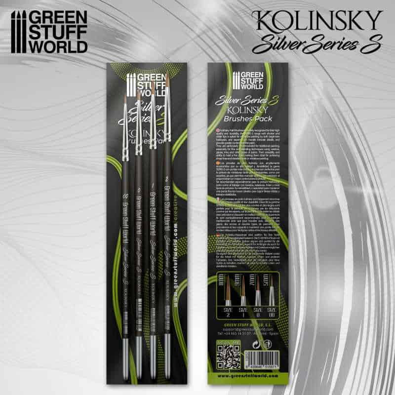 SILVER SERIES (S) - Set Pinceles Kolinsky (Serie-S)