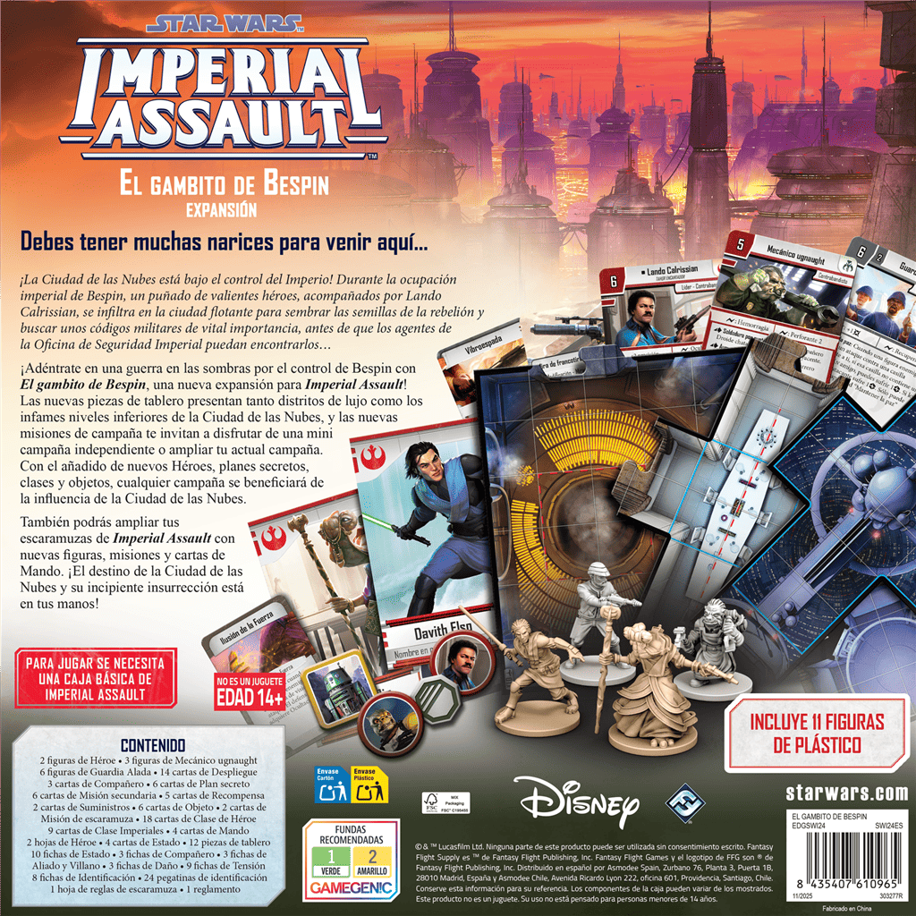 Imperial Assault: El Gambito de Bespin