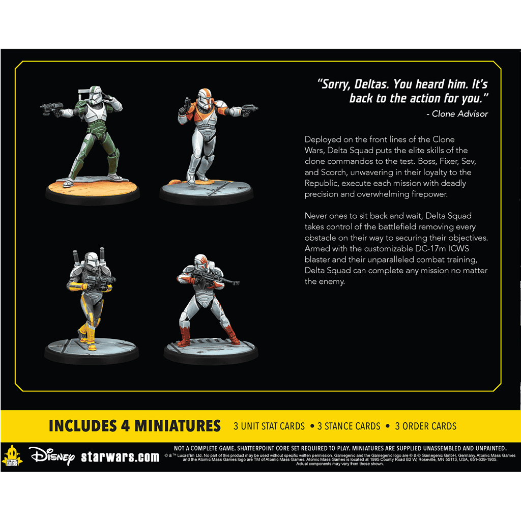 Delta Squad, Form Up Squad Pack