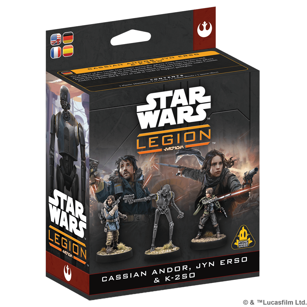 Cassian Andor, Jyn Erso &amp; K-2SO