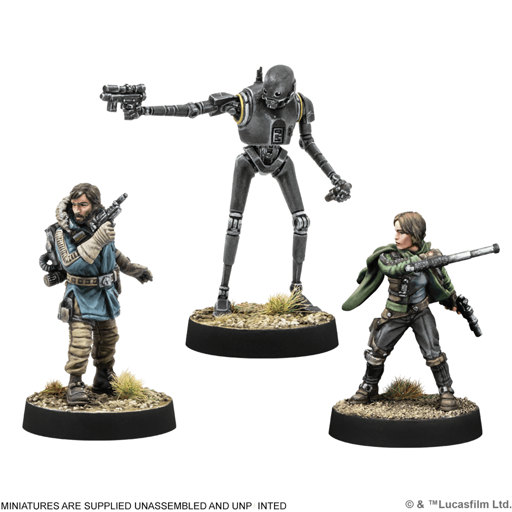 Cassian Andor, Jyn Erso &amp; K-2SO