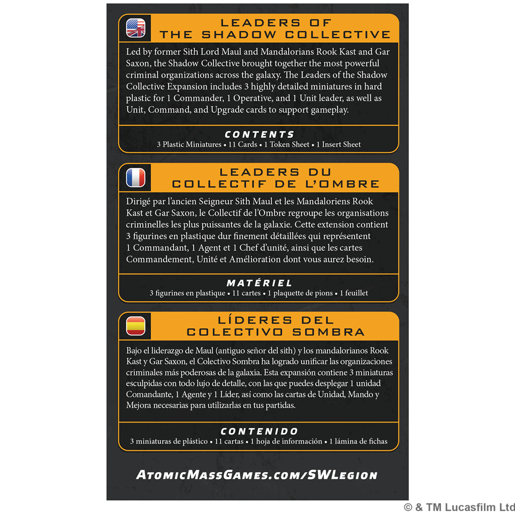 Leaders of the Shadow Collective