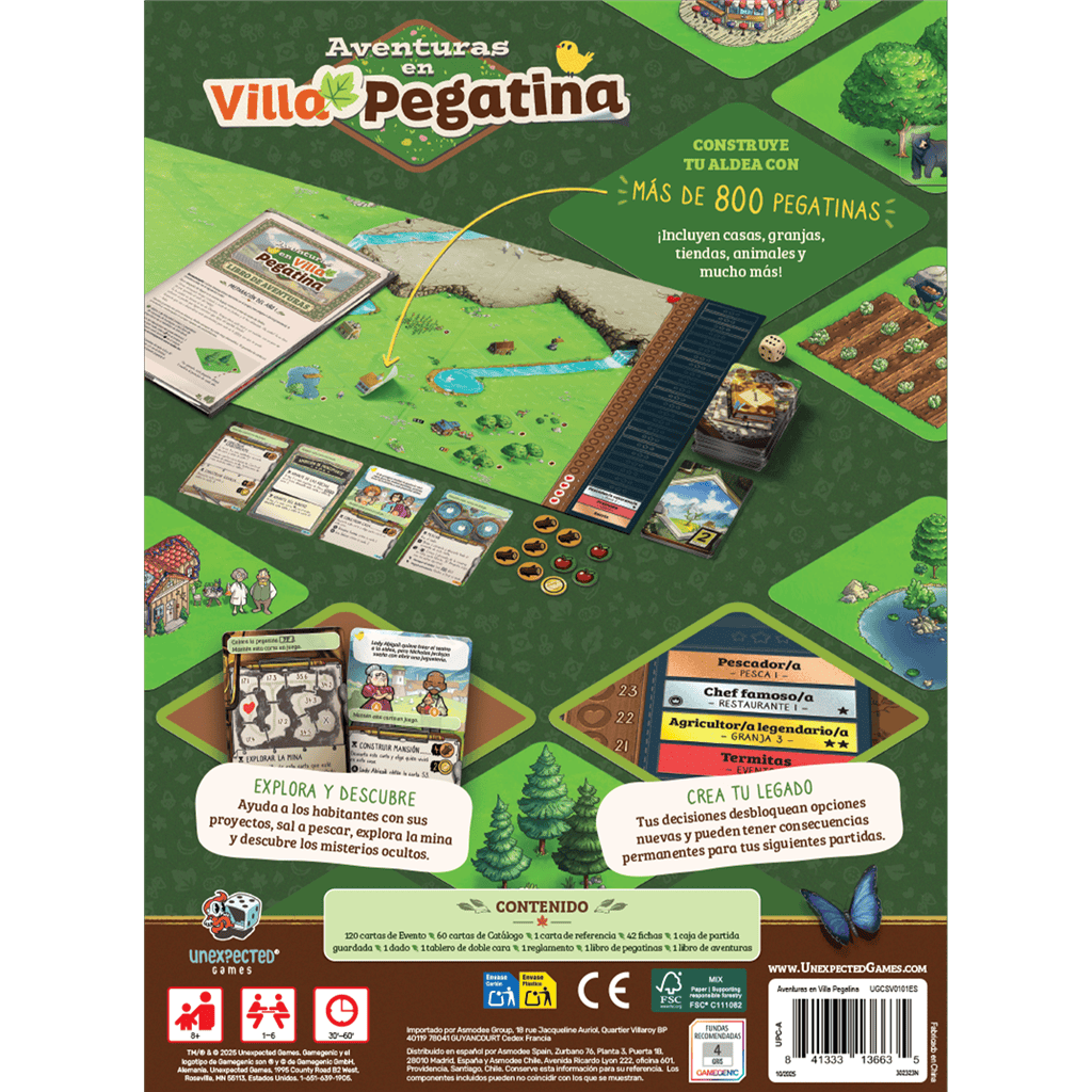 Aventuras en Villa Pegatina