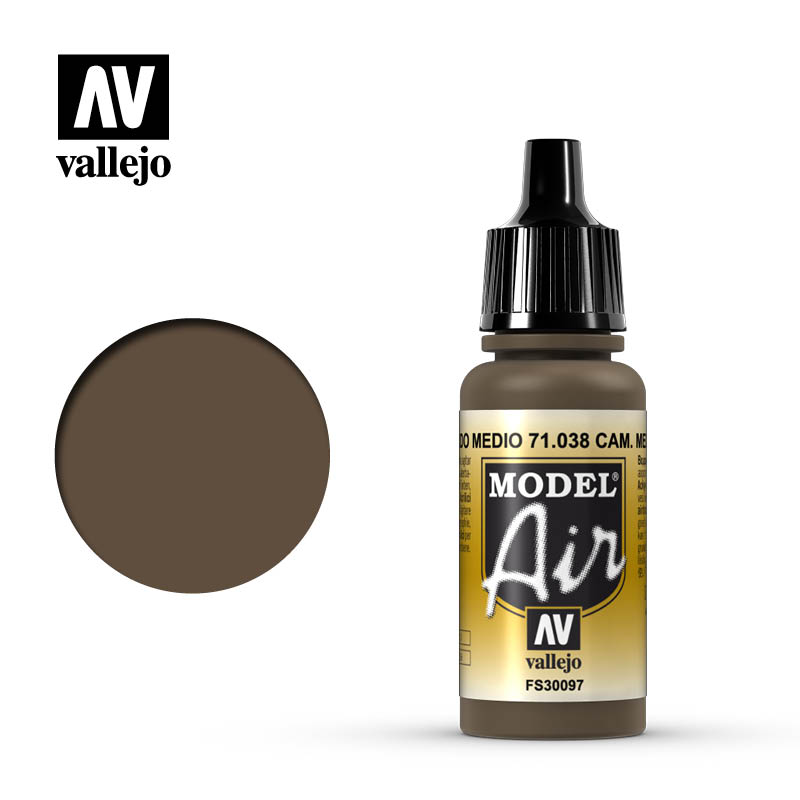 Vallejo Camuflaje Pardo Medio 71038 — referencia 71038