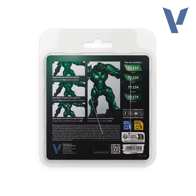 Set Verde Sombrio (77257)
