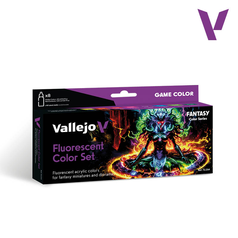 72.214 Fluorescent Color Set