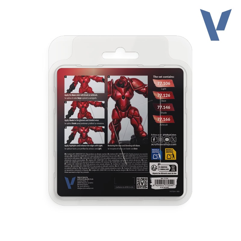 Set Rojo Rubí (77254)