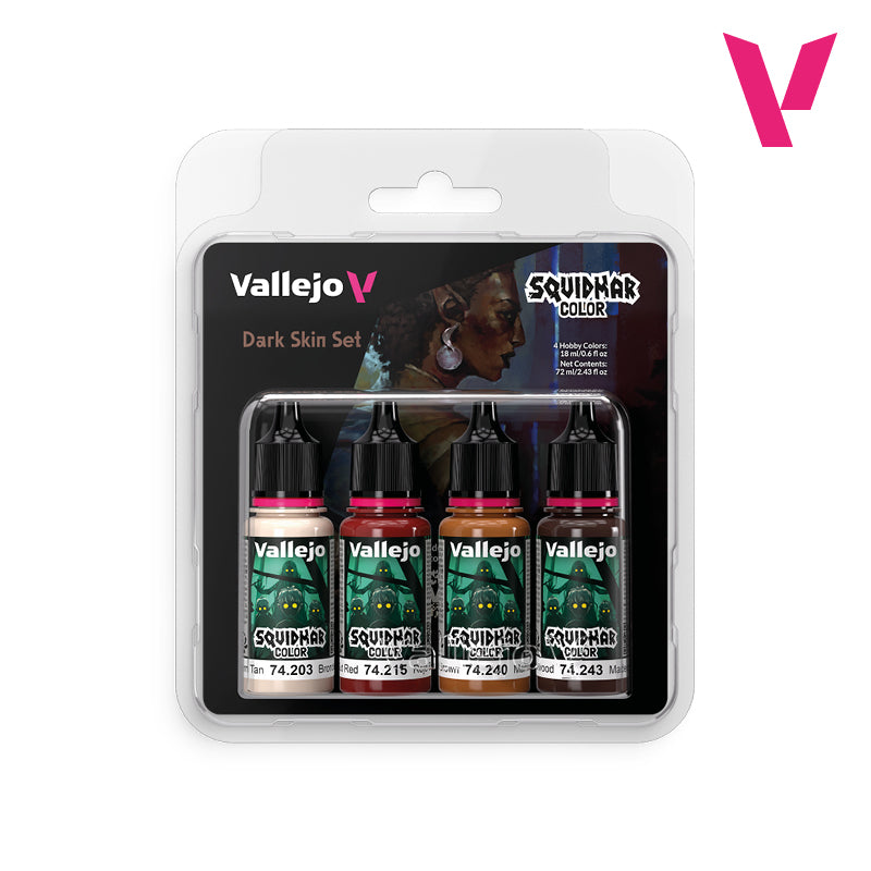 74305 Set Piel Oscura - 4 colores