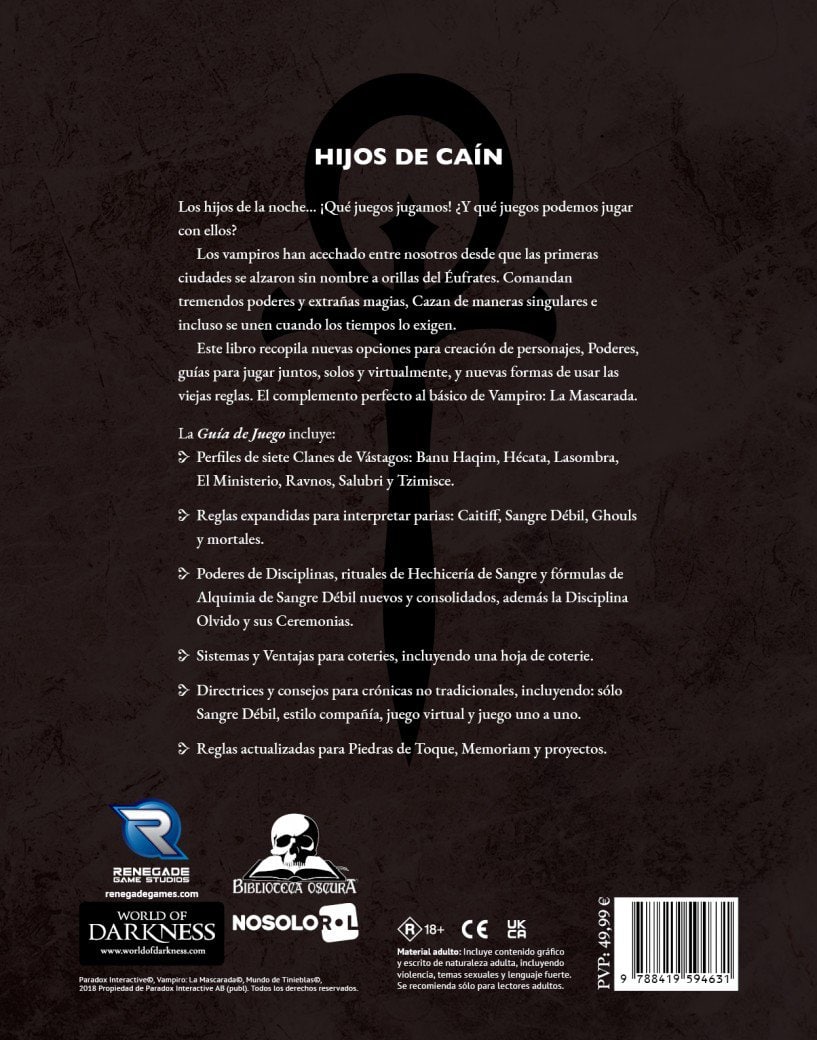 Vampiro: La Mascarada 5ª edición - Guía de Juego