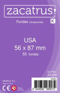 Fundas Zacatrus USA (56 mm X 87 mm) (55 uds)